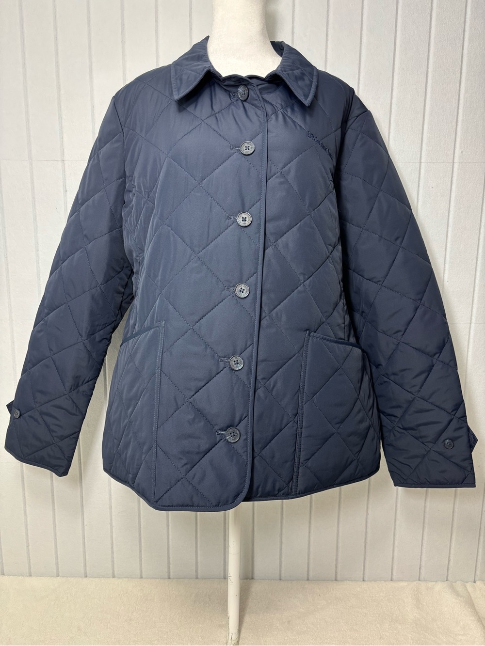Brooks Brothers Embroidered "JP Morgan Chase" Quilted Jacket size 2XL